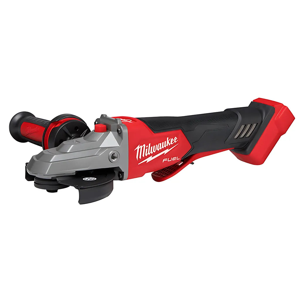 M18 Fuel 5" Flathead Braking Grinder, Paddle Switch No-Lock-Milwaukee-2886-20-9458