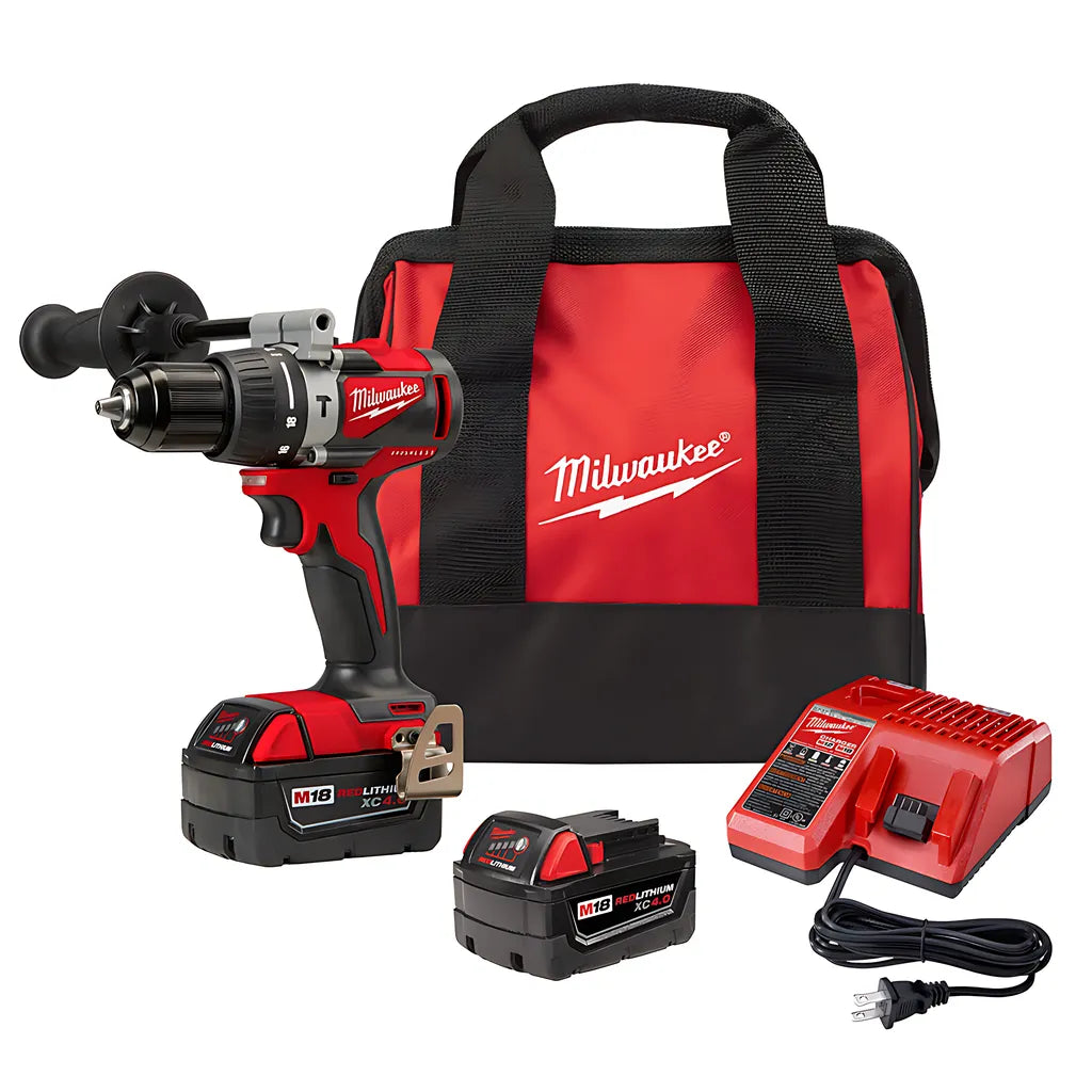 M18 Brushless 1/2 In. Hammer Drill Kit-Milwaukee-2902-22-9751