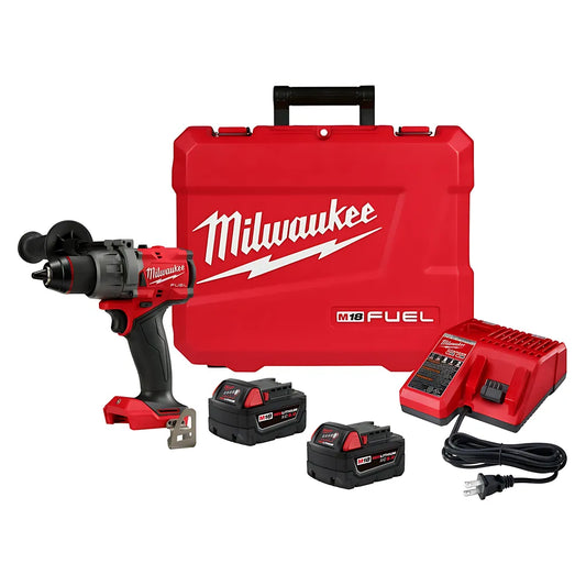 M18 Fuel 1/2" Hammer Drill/Driver Kit-Milwaukee-2904-22-9306