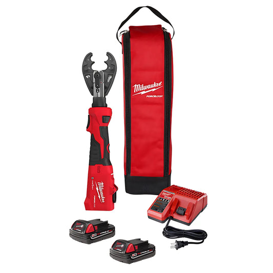 M18 Force Logic 6T Linear Utility Crimper Kit W/ O-D3 Jaw-Milwaukee-2978-22O-9854