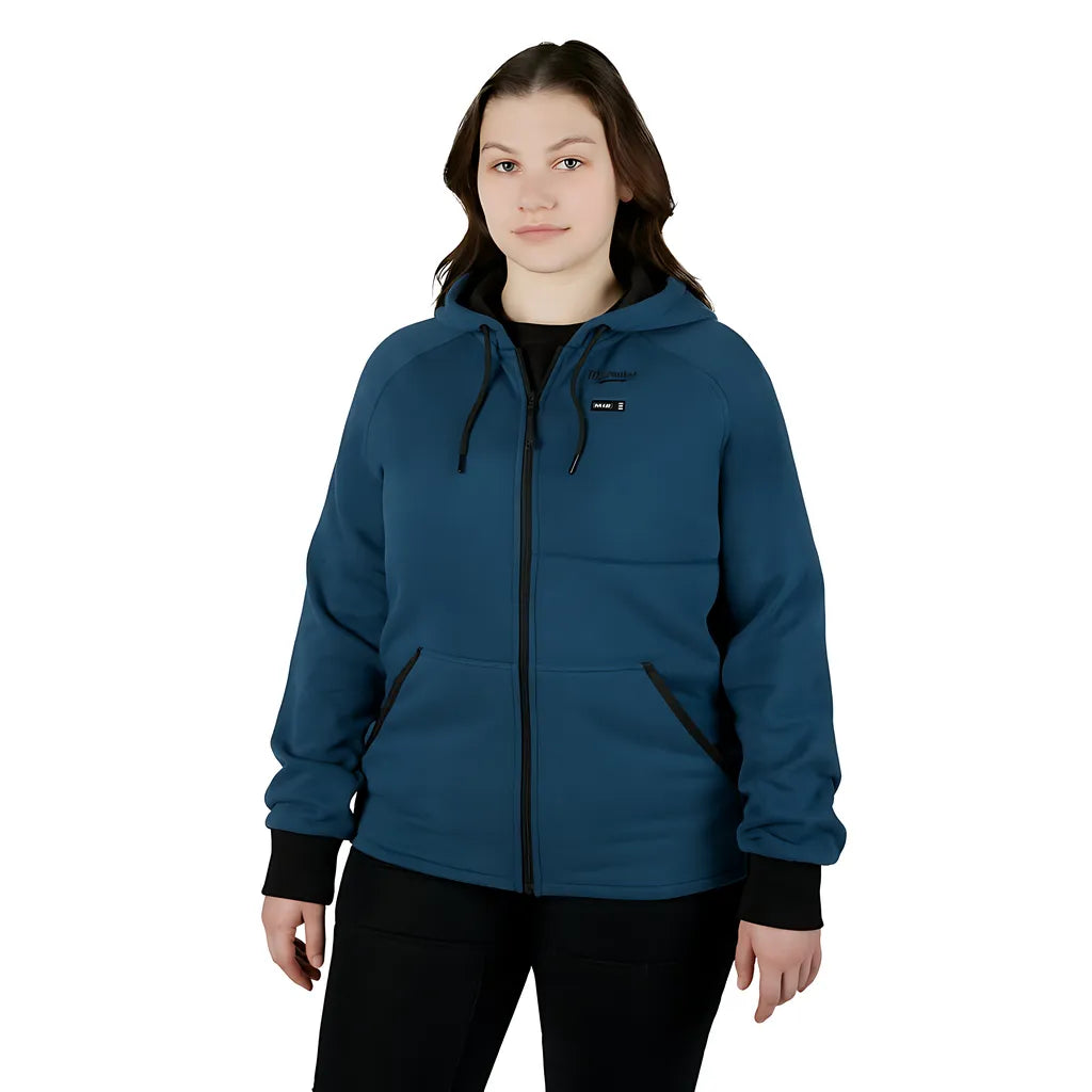 M12 Women'S Heated Hoodie Kit Blue 2X-Milwaukee-336BL-212X-9242