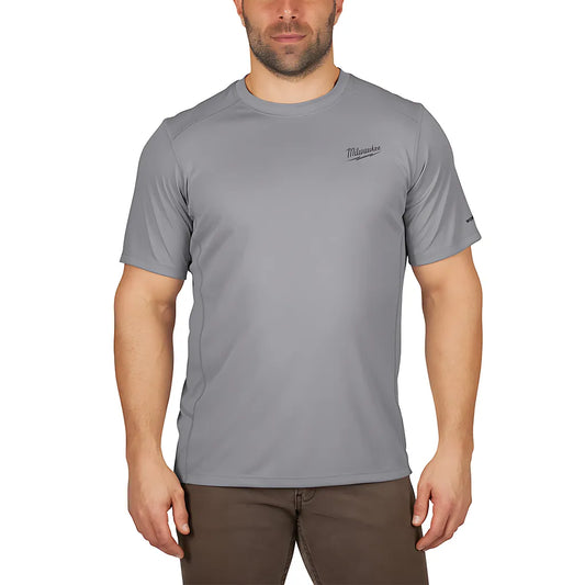 Workskin Lightweight Performance Shirt - Short Sleeve - Gray 2X-Milwaukee-414G-2X-12110