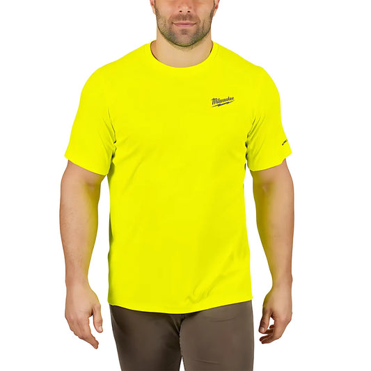 Workskin Lightweight Performance Shirt - Short Sleeve - Hi Vis 3X-Milwaukee-414HV-3X-12117