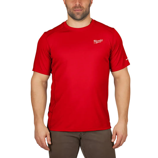 Workskin Lightweight Performance Shirt - Short Sleeve - Red 2X-Milwaukee-414R-2X-12122