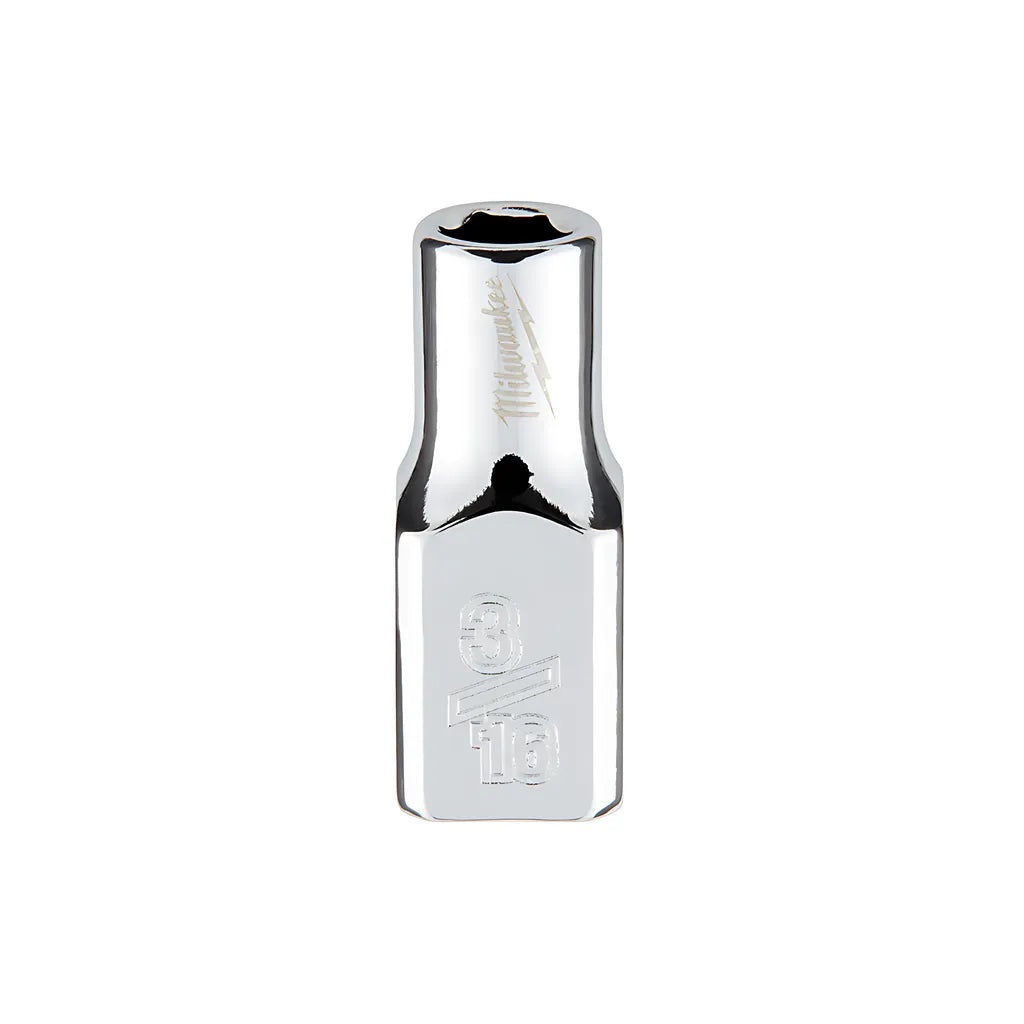 1/4 In. Drive 3/16 In. Sae 6-Point Socket-Milwaukee-45-34-9001-3842