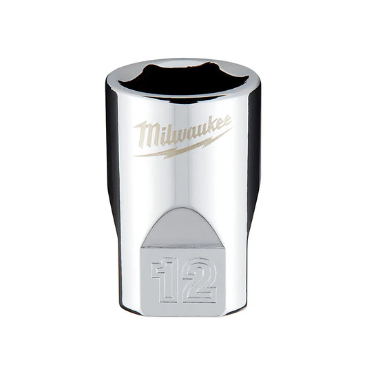 1/4 In. Drive 12Mm Metric 6-Point Socket-Milwaukee-45-34-9038-3832