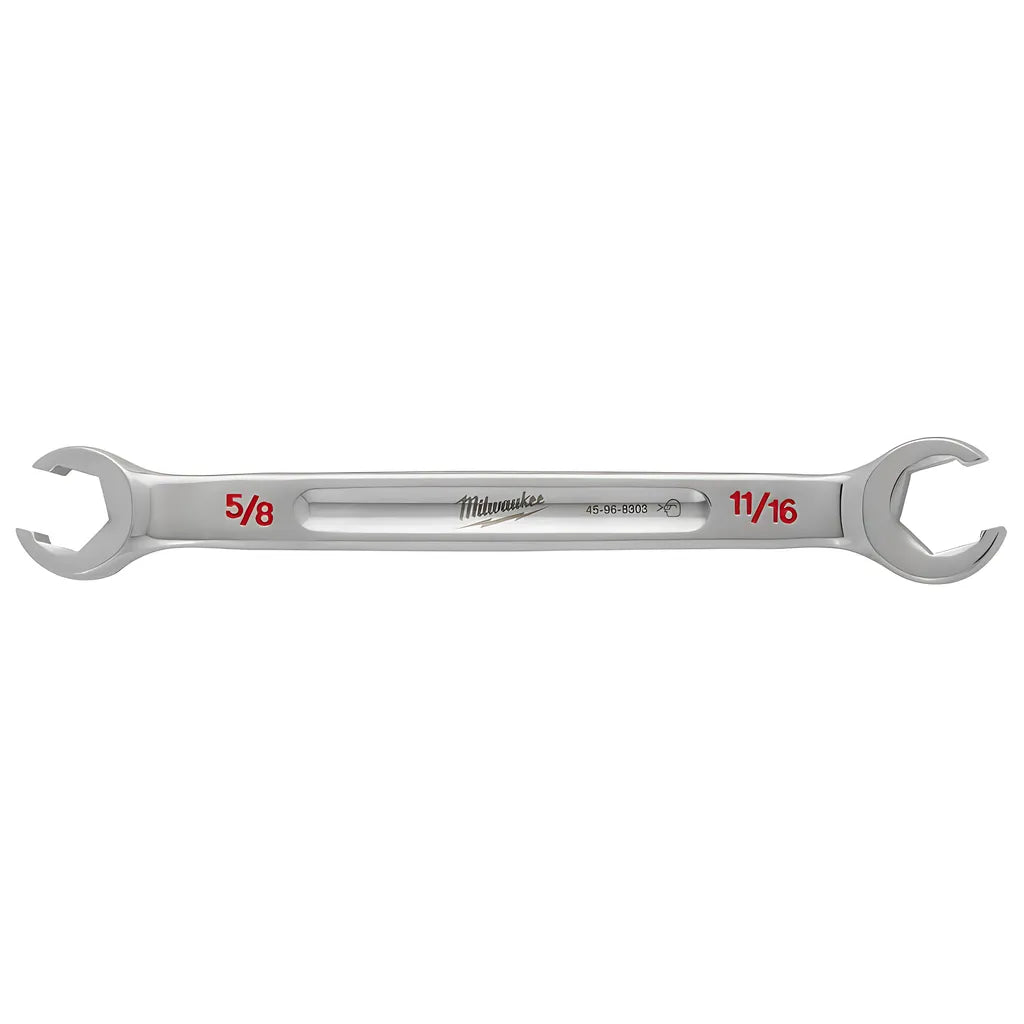5/8" X 11/16" Double End Flare Nut Wrench-Milwaukee-45-96-8303-6360