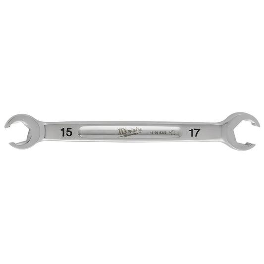 15Mm X 17Mm Double End Flare Nut Wrench-Milwaukee-45-96-8353-4847