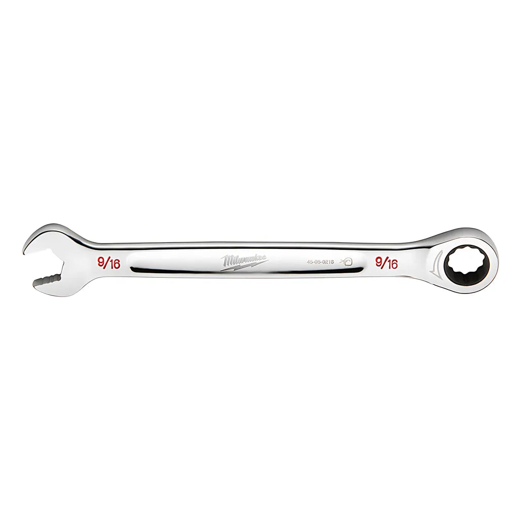 9/16 In. Sae Ratcheting Combination Wrench-Milwaukee-45-96-9218-7077
