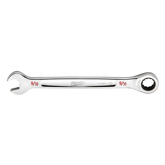 9/16 In. Sae Ratcheting Combination Wrench-Milwaukee-45-96-9218-7077
