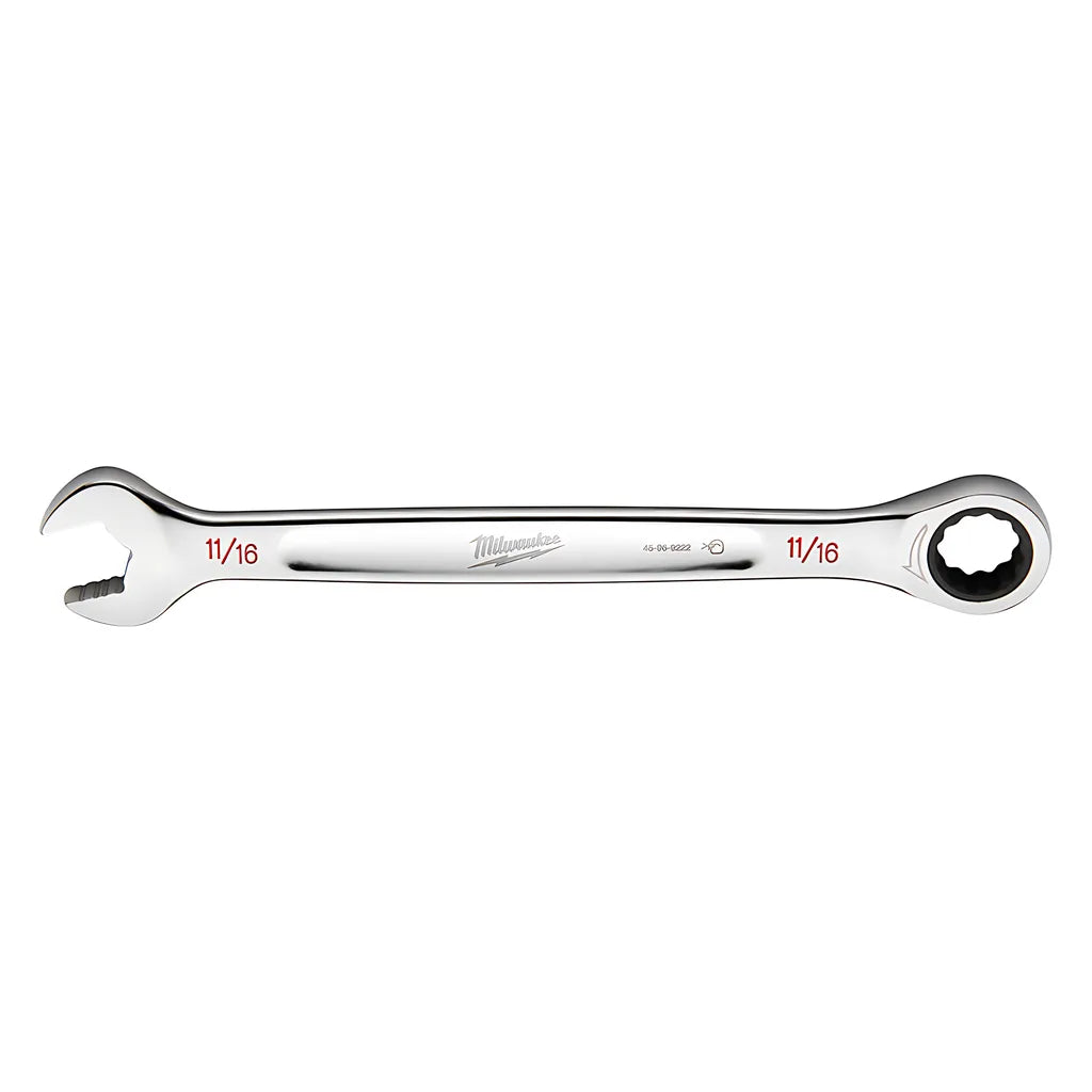 11/16 In. Sae Ratcheting Combination Wrench-Milwaukee-45-96-9222-4193