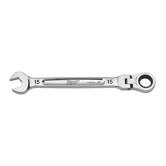 15Mm Flex Head Ratcheting Combination Wrench-Milwaukee-45-96-9615-4844