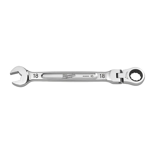 18Mm Flex Head Ratcheting Combination Wrench-Milwaukee-45-96-9618-4990