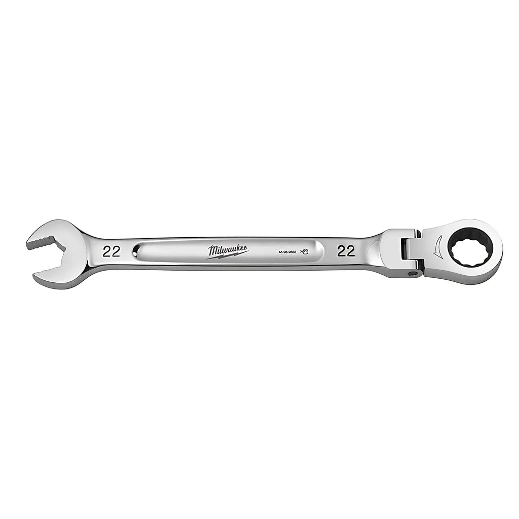 22Mm Flex Head Ratcheting Combination Wrench-Milwaukee-45-96-9622-5236