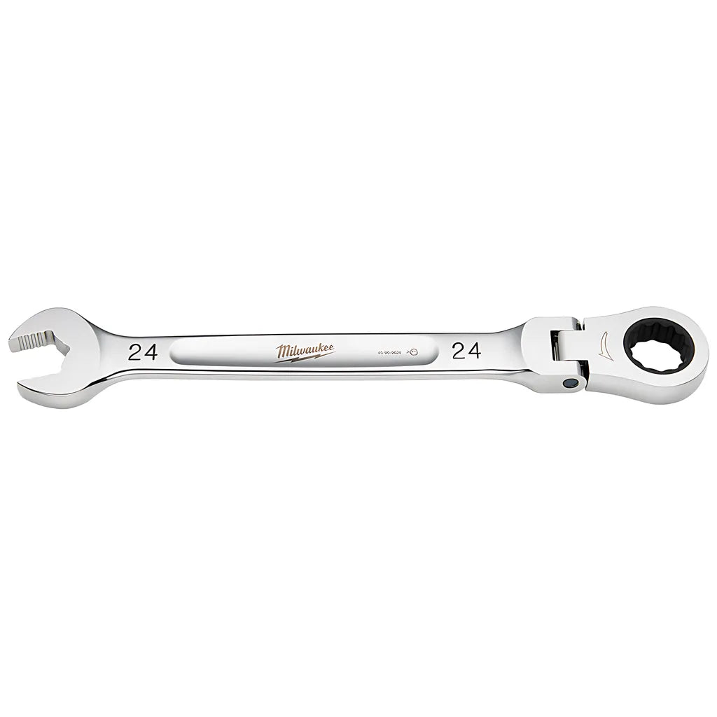 24Mm Flex Head Ratcheting Combination Wrench-Milwaukee-45-96-9624-5313