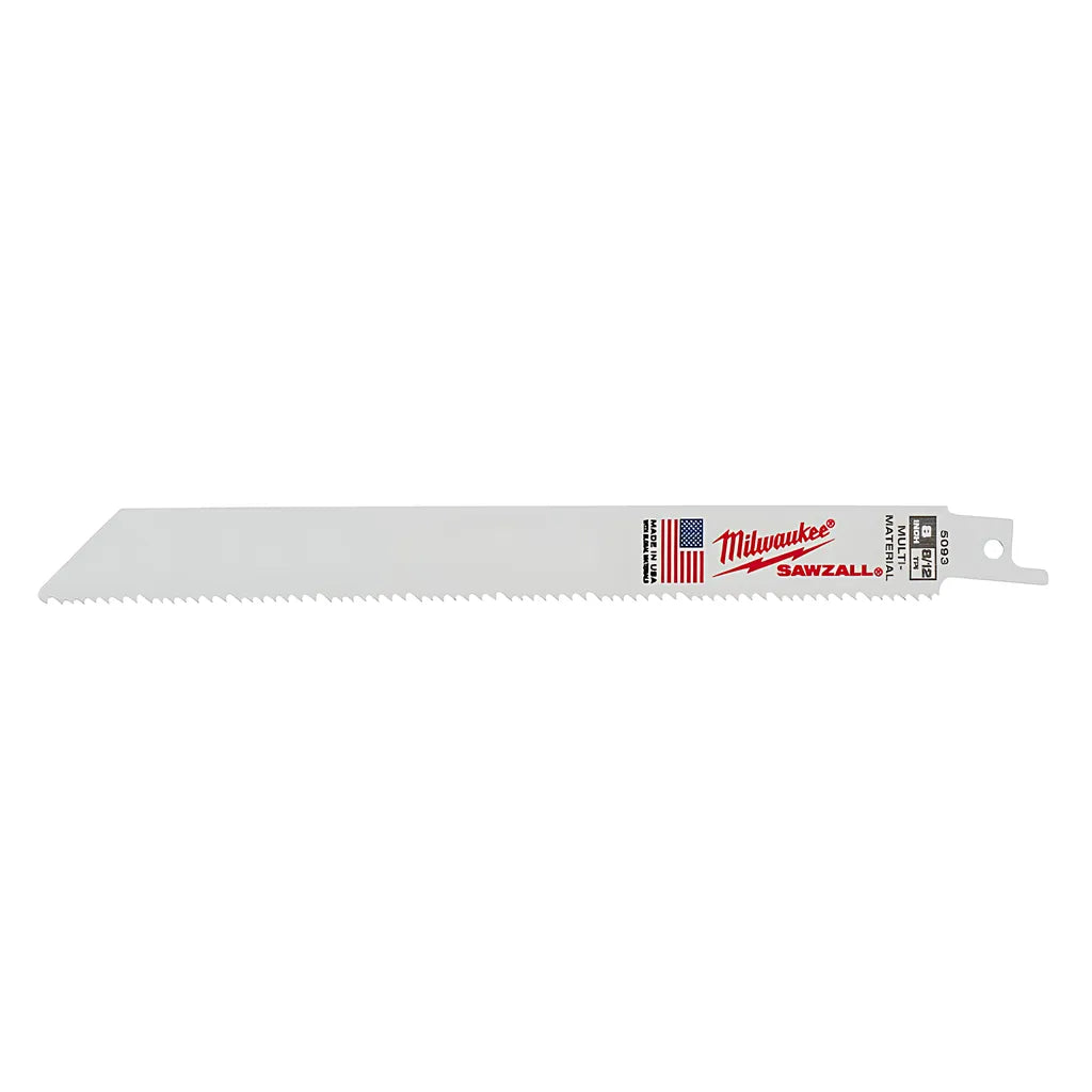 8 In. 8/12 Tpi Sawzall® Blades 5Pk-Milwaukee-48-00-5093-6879