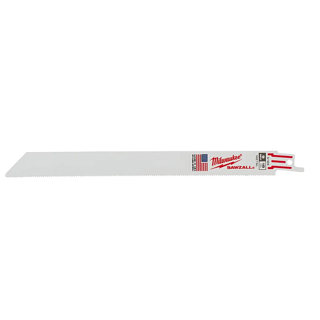 9 In. 18 Tpi Thin Kerf Sawzall® Blades 5Pk-Milwaukee-48-00-5188-6984