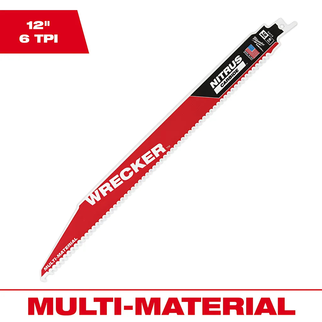 12" The Wrecker With Nitrus Carbide 1Pk-Milwaukee-48-00-5273-4525