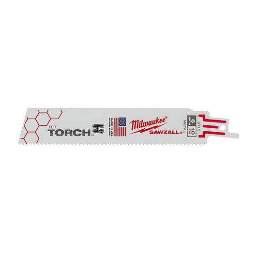 6 In. 10 Tpi The Torch Sawzall® Blades 5Pk-Milwaukee-48-00-5712-6467