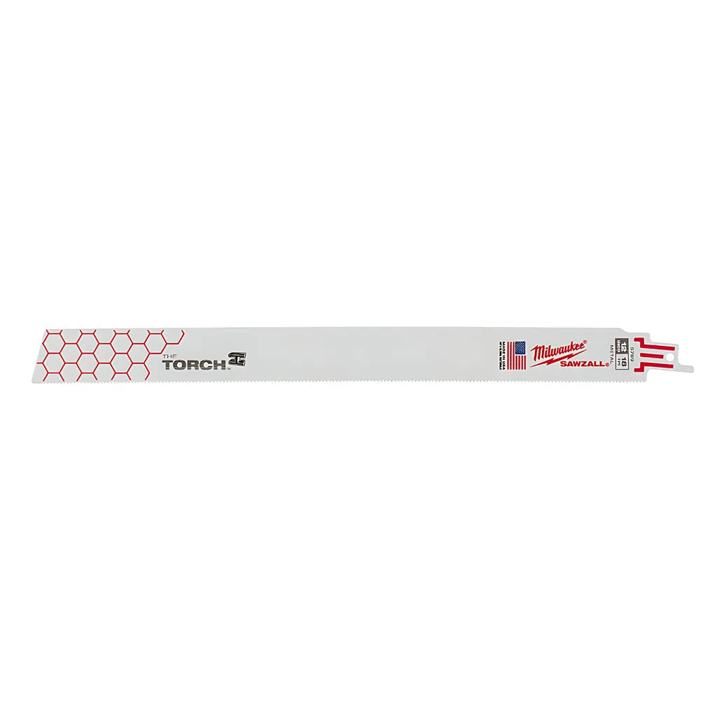 12 In. 18 Tpi The Torch Sawzall® Blade 5Pk-Milwaukee-48-00-5789-4411