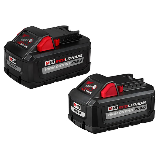 M18 Redlithium High Output Xc8.0 & M18 Redlithium High Output Xc6.0 Battery 2Pk-Milwaukee-48-11-1868-9930