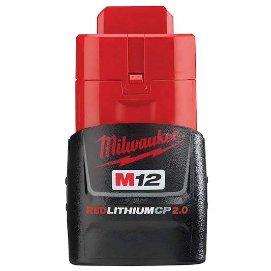 M12 Redlithium 2.0Ah Compact Battery Pack-Milwaukee-48-11-2420-9177