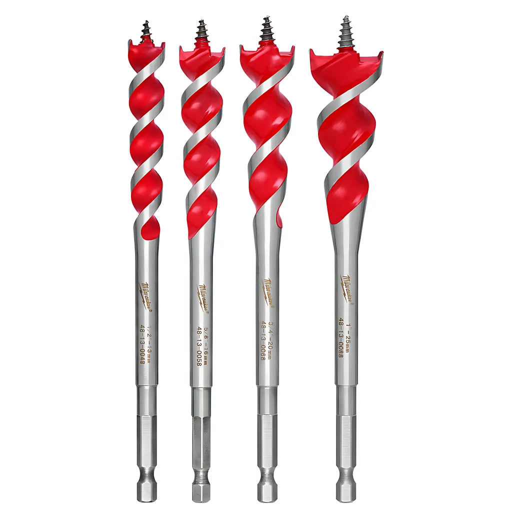 4 Pc Speed Feed Wood Bit Set-Milwaukee-48-13-0400-6027