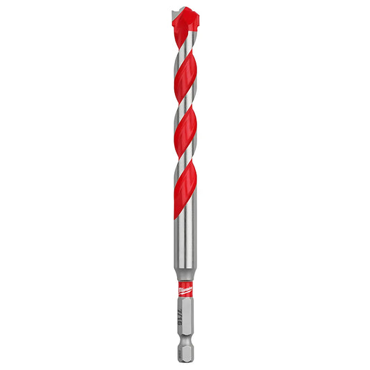 7/16" X 4" X 6" Shockwave Impact Duty Carbide Hammer Drill Bit With Power Tip-Milwaukee-48-20-9025-6738