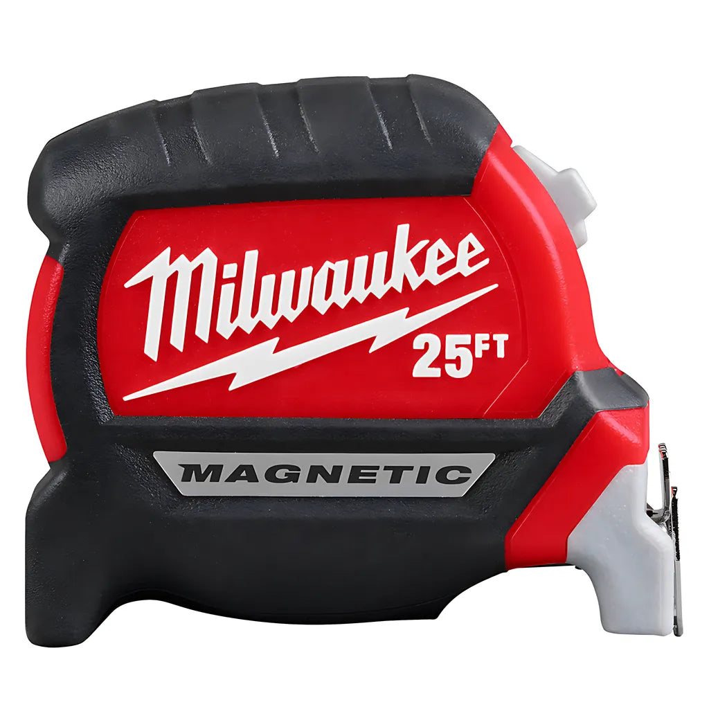 25Ft Electrician'S Compact Wide Blade Magnetic Tape Measure-Milwaukee-48-22-0327-5364