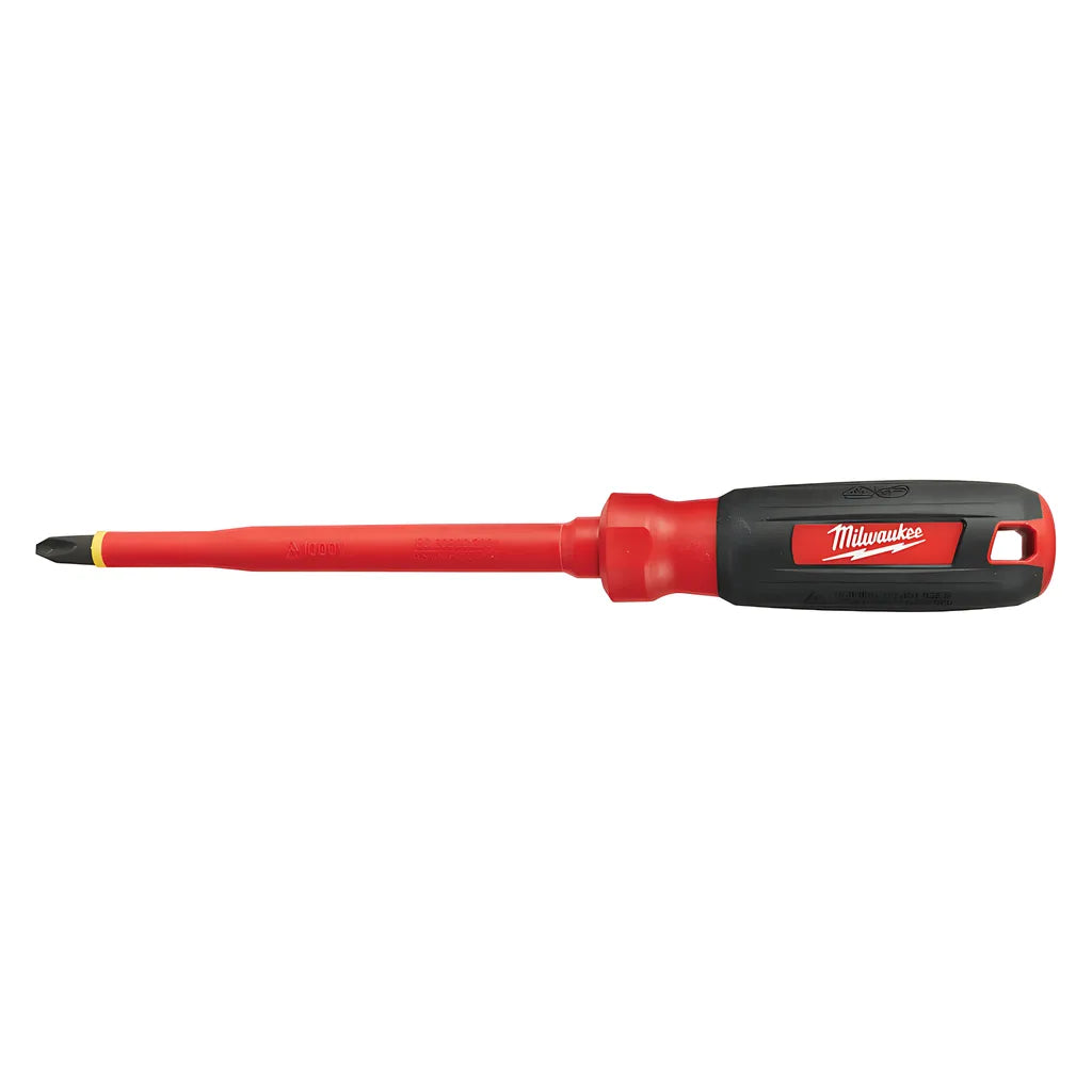 #3 Phillips - 6 In. 1000 V Insulated Screwdriver-Milwaukee-48-22-2213-3504