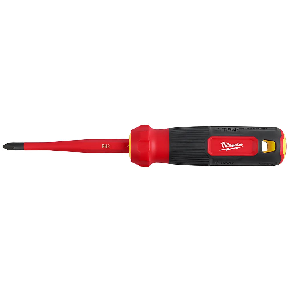 4-In-1 1000V Insulated Slim Tip Multi-Bit Screwdriver-Milwaukee-48-22-2216-6178