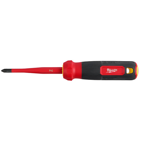 4-In-1 1000V Insulated Slim Tip Multi-Bit Screwdriver-Milwaukee-48-22-2216-6178