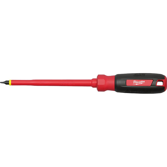 1/4 In. Slotted - 6 In. 1000 V Insulated Screwdriver-Milwaukee-48-22-2221-3880