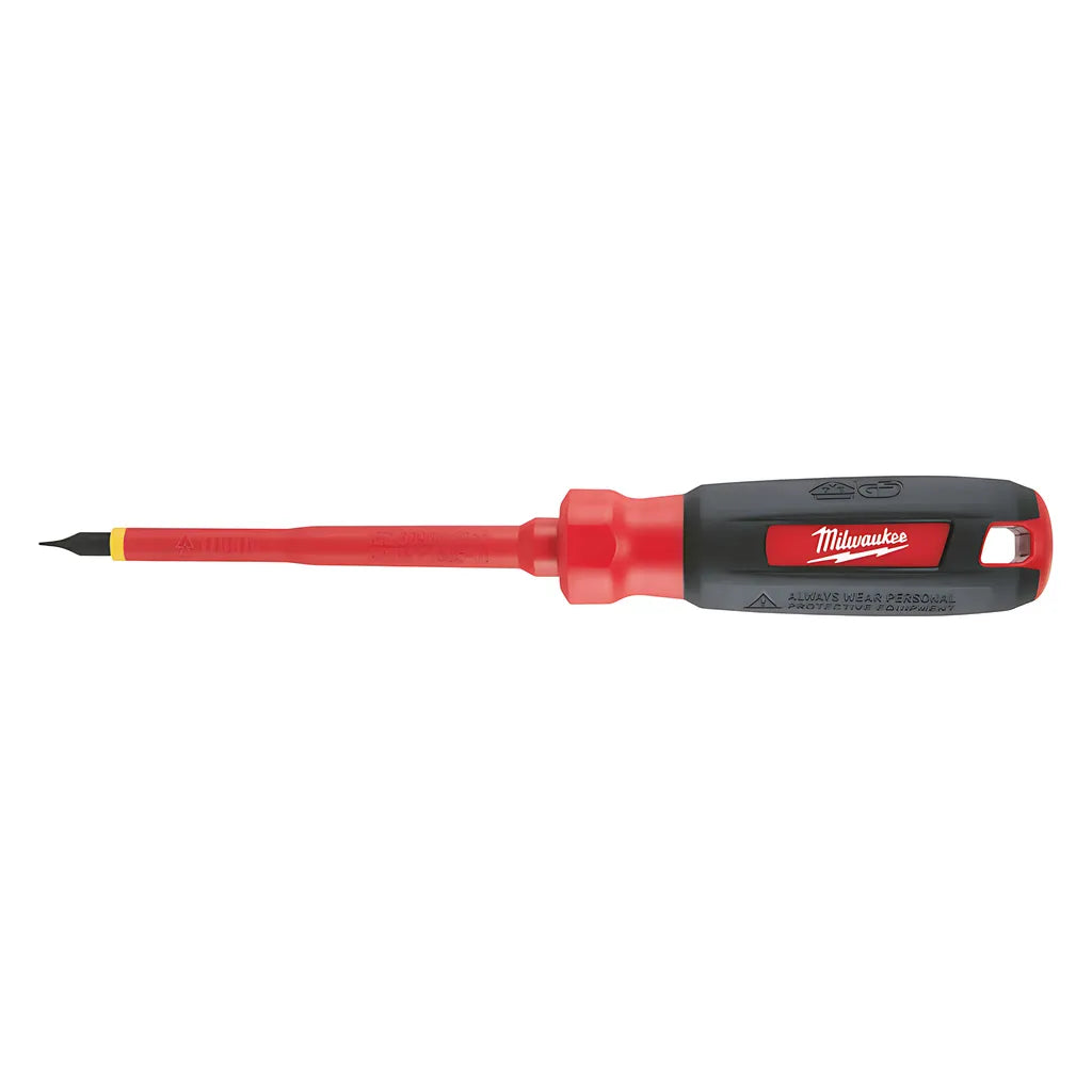 3/16 In. Cabinet 4 In. 1000V Insulated Screwdriver-Milwaukee-48-22-2231-5523