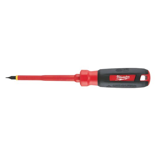 3/16 In. Cabinet 4 In. 1000V Insulated Screwdriver-Milwaukee-48-22-2231-5523