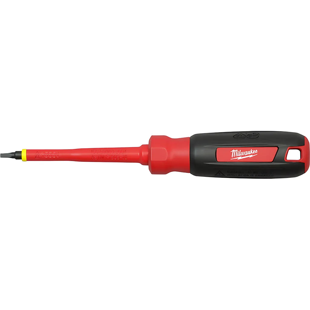 #2 Square - 4 In. 1000 V Insulated Screwdriver-Milwaukee-48-22-2252-3494