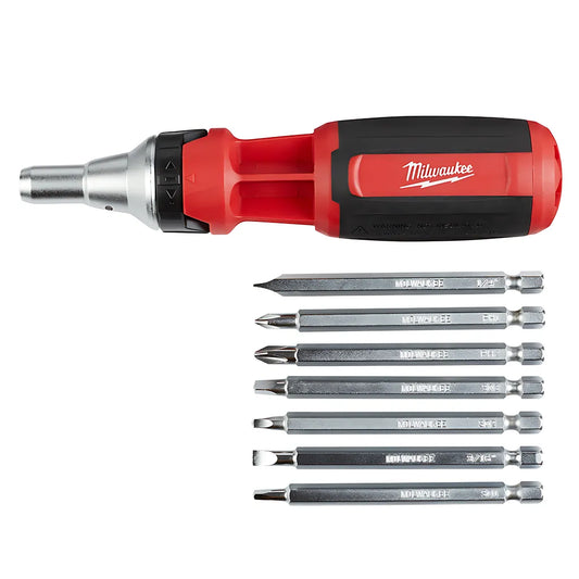 9-In-1 Square Drive Ratcheting Multi-Bit Driver-Milwaukee-48-22-2322-7113