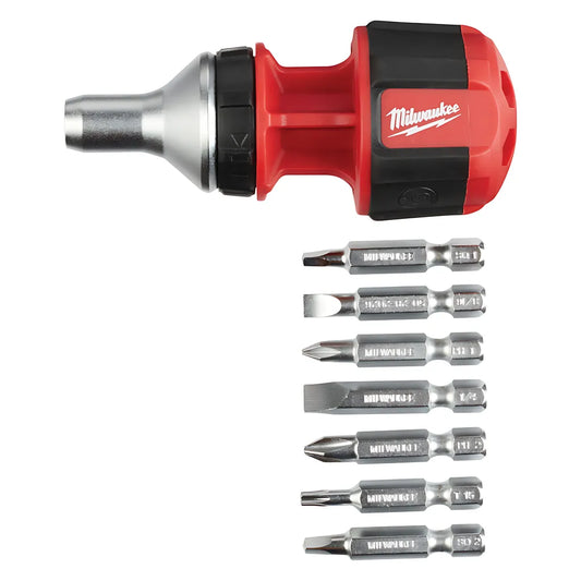 8-In-1 Compact Ratcheting Multi-Bit Driver-Milwaukee-48-22-2330-6933