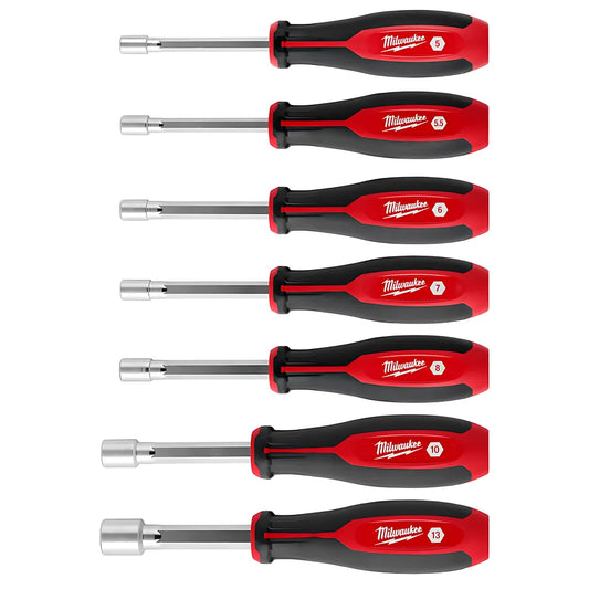 7Pc Metric Hollowcore Magnetic Nut Driver Set-Milwaukee-48-22-2548-6853