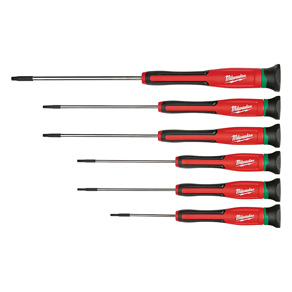 6 Pc. Torx Precision Screwdriver Set W/Case-Milwaukee-48-22-2610-6559