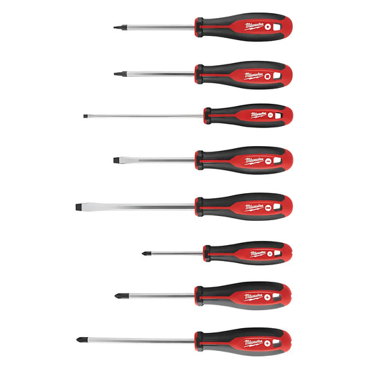 8Pc Screwdriver Kit W/ Square-Milwaukee-48-22-2718-6951