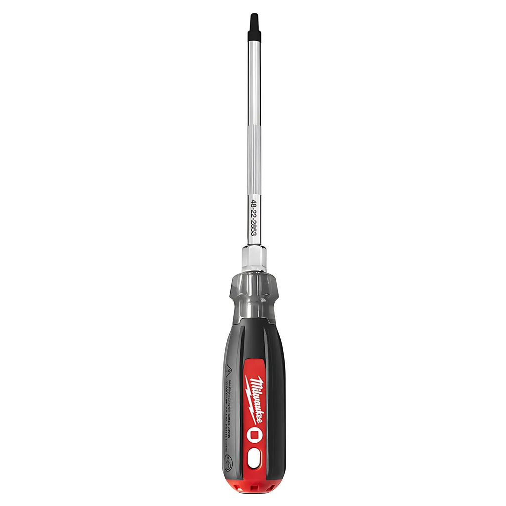 #3 Square - 6 In. Cushion Grip Screwdriver-Milwaukee-48-22-2853-3506