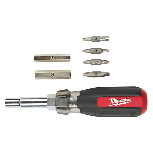 13-In-1 Cushion Grip Screwdriver With Schrader Bit-Milwaukee-48-22-2881-4672