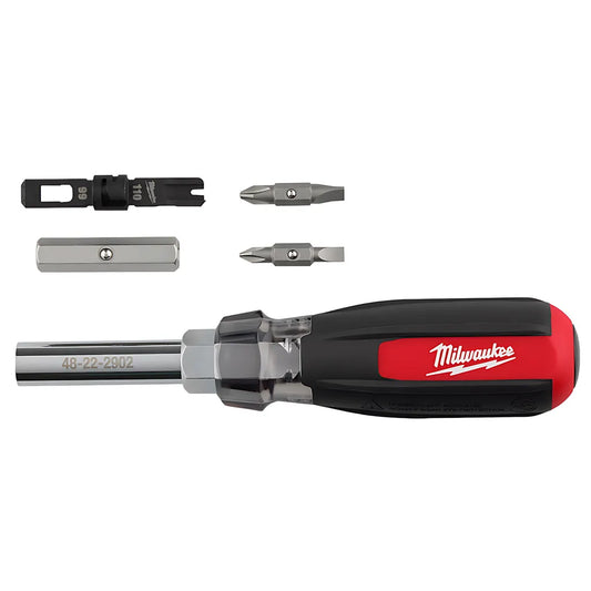 9-In-1 Punchdown Multi-Bit Screwdriver-Milwaukee-48-22-2902-7112