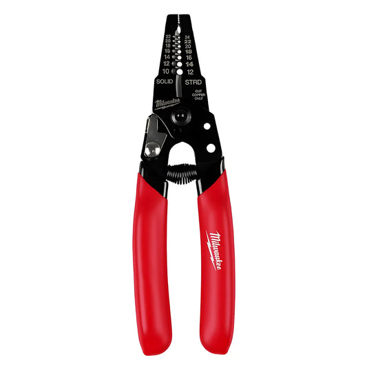 10-24 Awg Compact Dipped Grip Wire Stripper & Cutter-Milwaukee-48-22-3043-4121