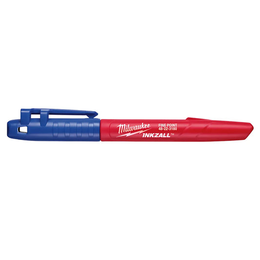 Inkzall Blue Fine Point Markers-Milwaukee-48-22-3180-8552