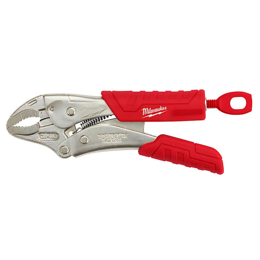 5 In. Torque Lock Curved Jaw Locking Pliers With Grip-Milwaukee-48-22-3405-6231