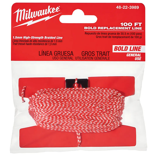 100 Ft. Bold Line Replacement Chalk Line-Milwaukee-48-22-3989-4083