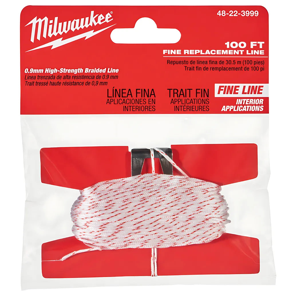 100 Ft. Precision Line Replacement Chalk Line-Milwaukee-48-22-3999-4092