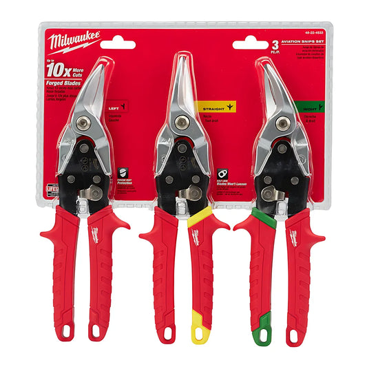 3-Piece Aviation Snip Set-Milwaukee-48-22-4533-5969